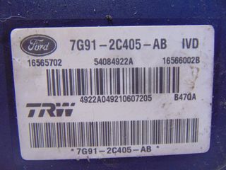 ABS  FORD MONDEO (2007-2011)  7G91-2C405-AB   54084922A