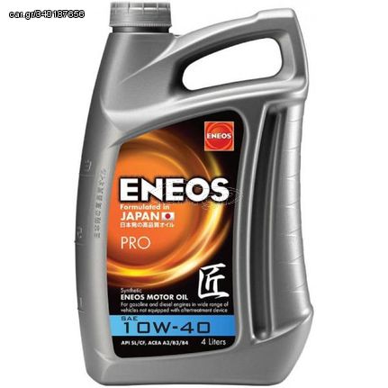 ΛΙΠΑΝΤΙΚΟ ΑΥΤΟΚΙΝΗΤΟΥ ENEOS  PRO 10W-40 4L