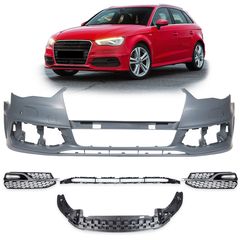 Προφυλακτήρας εμπρός κατάλληλο για AUDI A3 8V (2013-2016) Sportback look S-Line