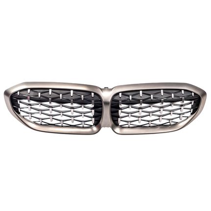 Μάσκες / Καρδιές Εμπρός BMW Σειρά 3 G20/G21 (2019->>) Diamond-Style Cerium Grey