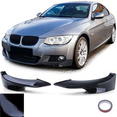 Σπόϊλερ Εμπρός Προφυλακτήρα BMW Σειρά 3 E92/E93 LCI (2010-2013) look M-Performance Μαύρο γυαλιστερό