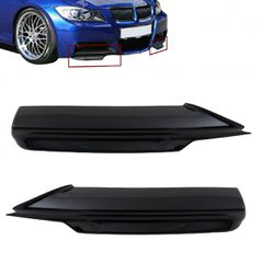 Σπόϊλερ Εμπρός Προφυλακτήρα BMW Σειρά 3 E90 (2005-2008) look M-Performance Μαύρο γυαλιστερό