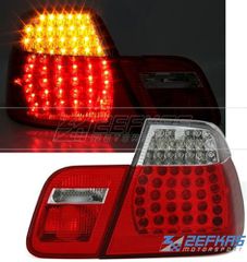 Φανάρια Πίσω BMW E46 Sedan (98-01) LED Λευκό/Κόκκινο