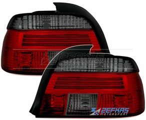Φανάρια Πίσω BMW E39 Sedan (95-00) Crystal Φυμέ/Κόκκινο, Facelift-Look