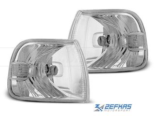 Φλας Εμπρός VW T4 (96-03) Crystal Χρώμιο