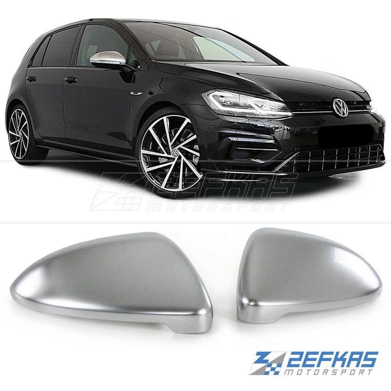 Καπάκια καθρεπτών VW Golf 7 (2012-2019) Ασημί Ματ R-Look