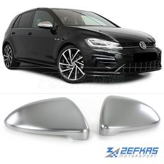 Καπάκια καθρεπτών VW Golf 7 (2012-2019) Ασημί Ματ R-Look