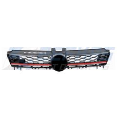 Μάσκα εμπρός VW Golf 7 (2012-2017) Look GTI με κόκκινη λωρίδα