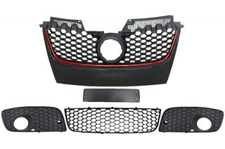 Σετ Μάσκα & Σίτες εμπρός VW Golf 5 (2003-2008) Look GTI