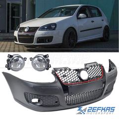 Προφυλακτήρας εμπρός VW Golf 5 (2003-2008) look GTI με προβολείς ομίχλης