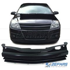 Μάσκα εμπρός OPEL Astra H (2004-2007) 5-Θυρο όλο μαύρο χωρίς θέση για σήμα