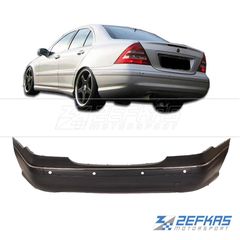 Προφυλακτήρας Πίσω MERCEDES C-Class W203 (2000-2007) Look AMG, με PDC