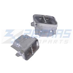 Απολήξεις / Μπούκες Εξάτμισης MERCEDES A-Class W176 (2012-2018) look AMG A45 Χρώμιο