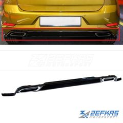 Διαχύτης (Diffuser) Σπόϊλερ Πίσω VW Golf 6 (2008-2012) Sport-look για απλό προφυλακτήρα