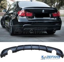 Διαχύτης (Diffuser) Σπόϊλερ προφυλακτήρα πίσω BMW Σειρά 3 F30/F31 335i (2012-2019) look M-Performance