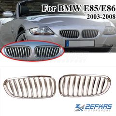 Μάσκες / Καρδιές Εμπρός BMW Z4 E85 (2002-2009) Χρώμιο/Ασημί