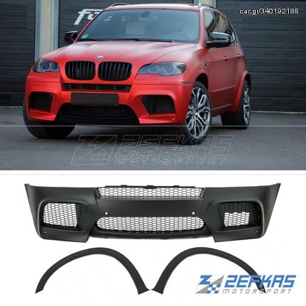 Προφυλακτήρας Εμπρός BMW X5 E70 (2010-2013) look X5M με φρυδάκια εμπρός φτερών