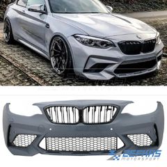 Προφυλακτήρας Εμπρός BMW F87 M2 (2016-2020) look M2 CS Facelift, με PDC