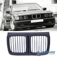 Μάσκες / Καρδιές Εμπρός BMW Σειρά 7 E32 (1986-1992) Μαύρο Ματ