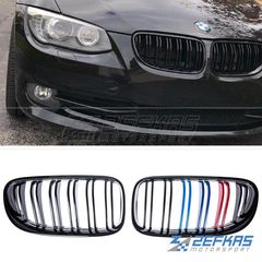 Μάσκες / Καρδιές Εμπρός BMW Σειρά 3 E92 Coupe E93 Cabrio Facelift (2010-2013) M-LOOK Μαύρο Γυαλιστερό με 3 χρώματα