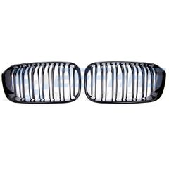 Μάσκες / Καρδιές Εμπρός BMW Σειρά 1 F20/F21 LCI (2015-2019) Μαύρο Γυαλιστερό M-Look