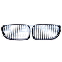 Μάσκες / Καρδιές Εμπρός BMW Σειρά 1 E81/E82/E87/E88 Facelift (2007-2011) Μαύρο Γυαλιστερό