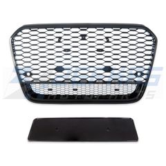 Μάσκα Εμπρός AUDI A6 C7/4G (2011-2015) look Quattro RS Όλο Μαύρο