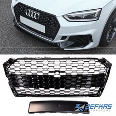 Μάσκα Εμπρός AUDI A5 F5 (2017->>) look RS Όλο Μαύρο