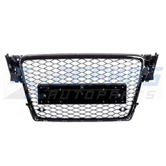 Μάσκα Εμπρός AUDI A4 B8 (2008-2011) look RS4 Όλο Μαύρο