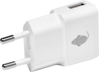 Green Mouse Φορτιστής Τοίχου με USB-A 5W - Λευκό