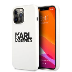 Karl Lagerfeld Hard Case Stack Logo Back Θήκη προστασίας για iPhone 13 Pro - White