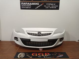 Opel	Astra J	2013-2015	Lift - Εμπρός Προφυλακτήρας - Με Προβολείς - Θέσεις για Πιτσιλιστήρια - Άσπρο - Ε