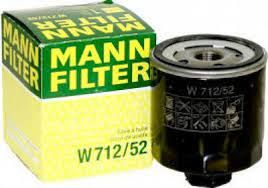 W712/52 MANN FILTER Με βαλβίδα φραγής επιστροφής, Βιδωτό φίλτρο