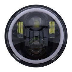 Μπροστά Φανάρι LED για HARLEY DAVIDSON SPORTSTER XL Bright, 5.75 inch LED headlamp unit. Black