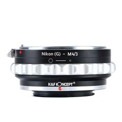 K&F; Concept Lens Mount Adapter With Aperture Control Ring For Nikon G/F/AI/AIS/D/AF-S Mount Lens To M4/3 Mount Cameras KF06.077