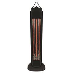 Περιστρεφόμενη Θερμάστρα Πύργος Με Carbon Tube 1200W IP65 για χώρους έως 15m² Eurolamb 300-42051