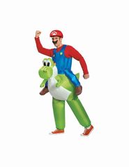 Αποκριάτικη Στολή Mario Riding Yoshi Inflatable