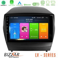 MEGASOUND - Bizzar LV Series Hyundai IX35 Auto A/C 4Core Android 13 2+32GB Navigation Multimedia Tablet 10"