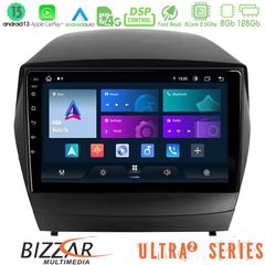 MEGASOUND - Bizzar Ultra Series Hyundai IX35 Auto A/C 8core Android13 8+128GB Navigation Multimedia Tablet 10"