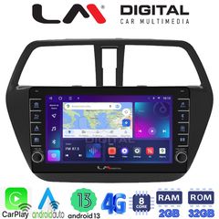 MEGASOUND - LM ZG8337 GPS Οθόνη OEM Multimedia Αυτοκινήτου για SUZUKI SX4 SCROSS 2014> (CarPlay/AndroidAuto/BT/GPS/WIFI/GPRS)