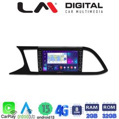 MEGASOUND - LM ZG8306 GPS Οθόνη OEM Multimedia Αυτοκινήτου για SEAT LEON 2012>  (CarPlay/AndroidAuto/BT/GPS/WIFI/GPRS)