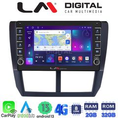 MEGASOUND - LM ZG8272 GPS Οθόνη OEM Multimedia Αυτοκινήτου για SUBARU IMPREZA-FORESTER 2009>2012 (CarPlay/AndroidAuto/BT/GPS/WIFI/GPRS)