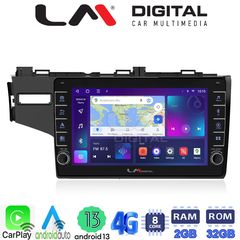 MEGASOUND - LM ZG8760 GPS Οθόνη OEM Multimedia Αυτοκινήτου για HONDA JAZZ 2013> (CarPlay/AndroidAuto/BT/GPS/WIFI/GPRS)