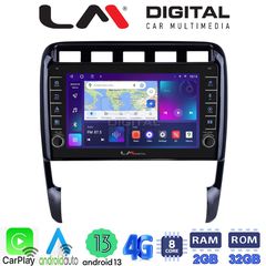 MEGASOUND - LM ZG8443 GPS Οθόνη OEM Multimedia Αυτοκινήτου για PORSCHE CAYENNE 2002>2011 (CarPlay/AndroidAuto/BT/GPS/WIFI/GPRS)