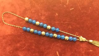 Κομπολόι ασημένιο 925 με lapis lazuli ορυκτές πέτρες-thumb-3