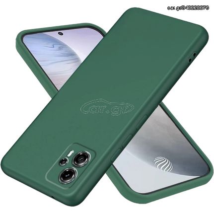 Matt TPU case protect lens for Motorola Moto G13 / G23 forest green