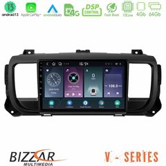 Bizzar V Series Citroen/Peugeot/Opel/Toyota 10core Android13 4+64GB Navigation Multimedia Tablet 9″