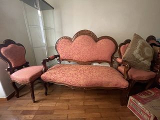 Σαλόνι Vintage (Καναπές, 2 πολυθρόνες, 6 καρέκλες)