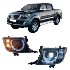 Toyota Hilux (Vigo) 2012-2015 Εμπρόσθια Φανάρια LED (Haetus)