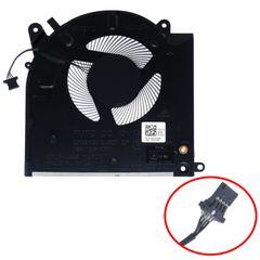 Ανεμιστηράκι Laptop - GPU Cooling Fan για Dell Alienware m15 R3 with RTX 2070 M15 R4 with RTX 3070 TG9V0 0TG9V0 DC28000RKSL DFSCK324162A2E EG500601S1-C080-S9A 4pin ( Κωδ.81107 )